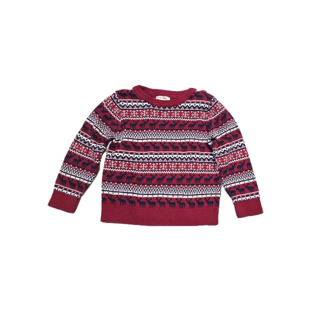 Joe Fresh Baby‎ Boy Fair Isle Sweater18-24 Months Knit Red